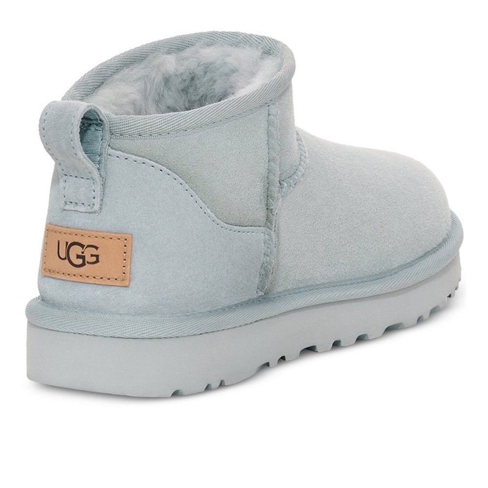 UGG Light Blue mini boots size 6